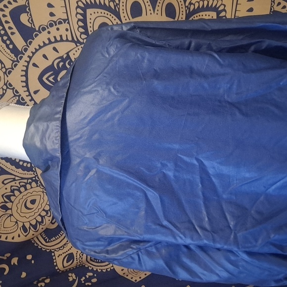 Men's 1970s Blue Nylon Jacket - Picture 7 of 7